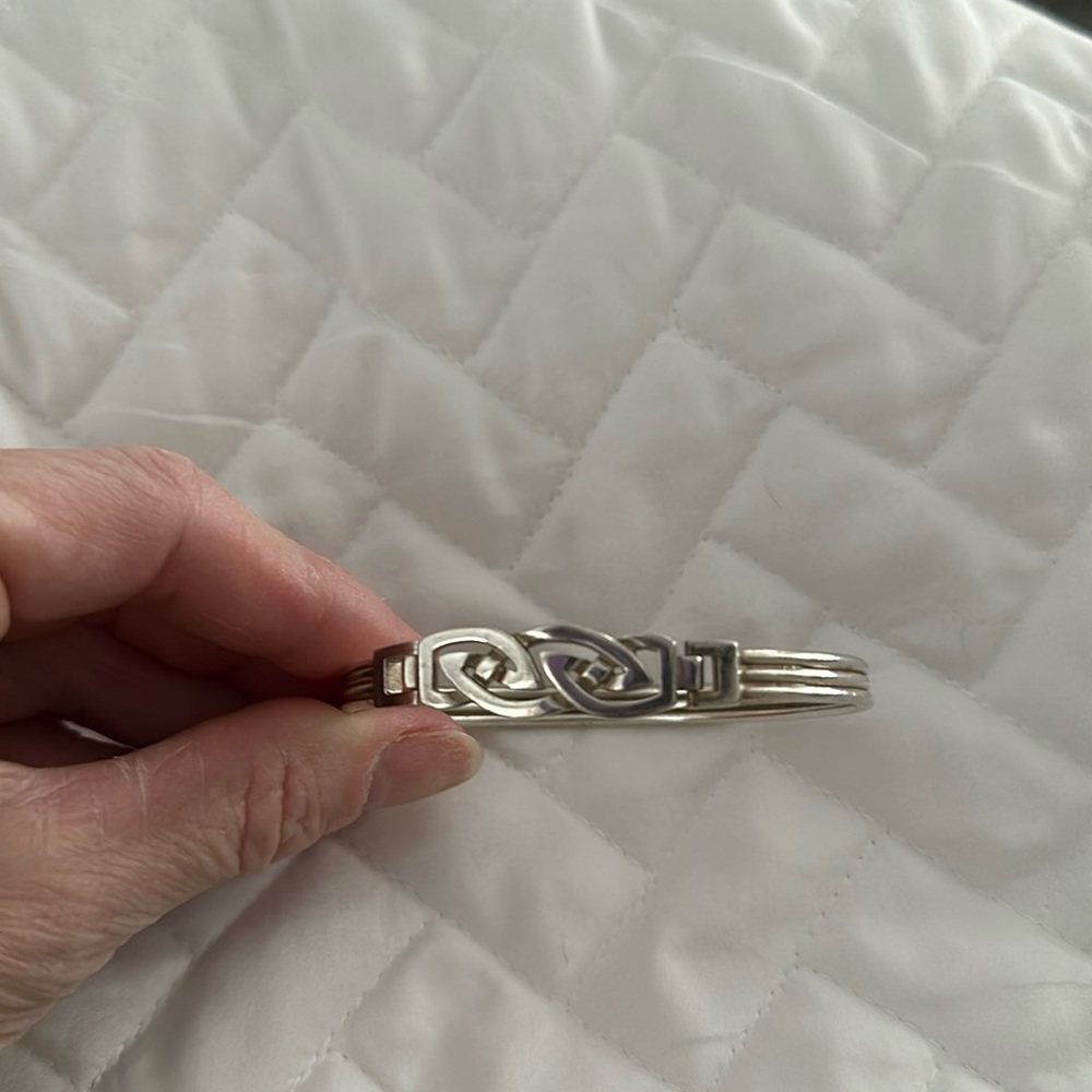 925 Silver Irish knot bracelet~ One of a Kind